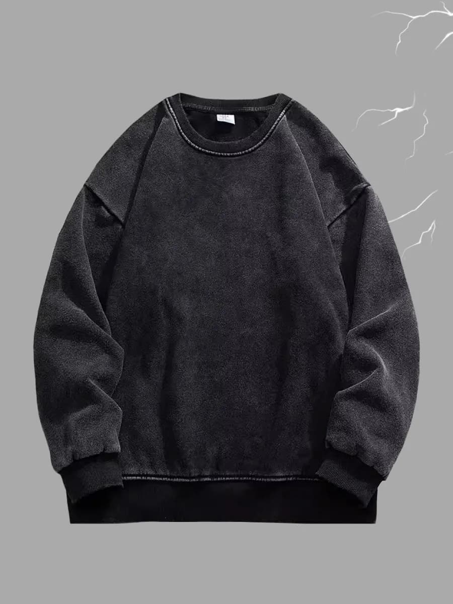 Свитшот оверсайз варенка с начесом