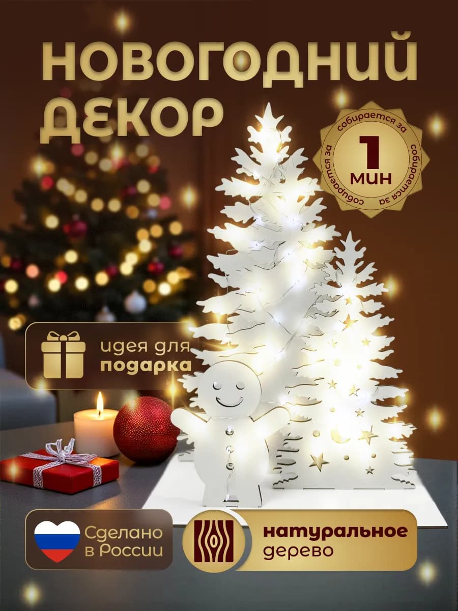 Новогоднее украшение для дома и интерьера