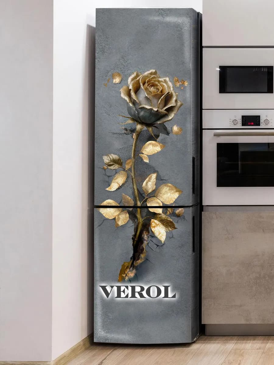 Интерьерные наклейки на холодильник и стену декор