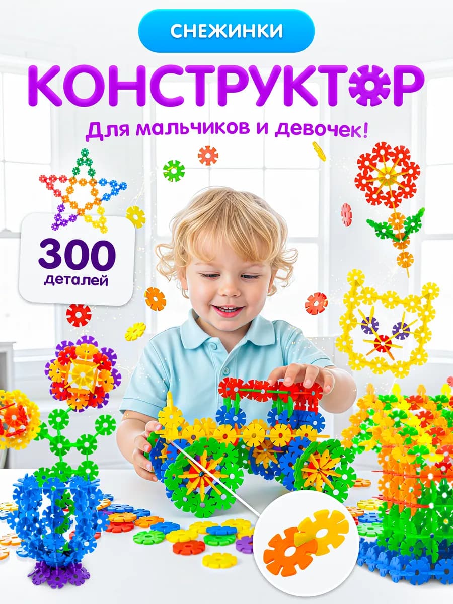 Конструктор для девочек и мальчиков
