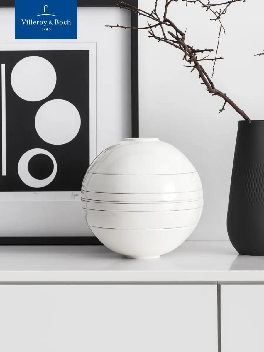 Набор посуды на 2 персоны, 7 предметов,La Boule White Iconic