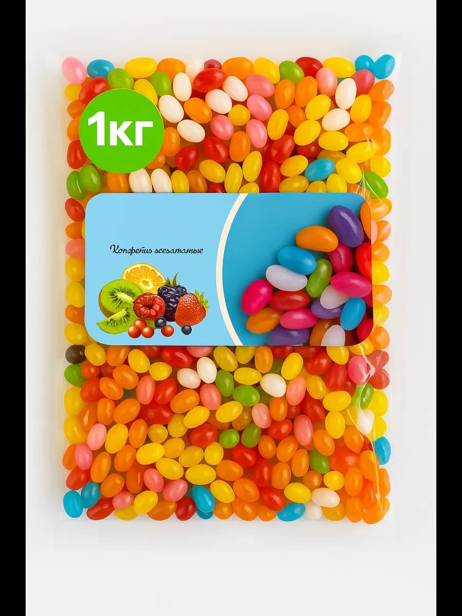 Жевательные конфеты фрутомикс 1000 гр