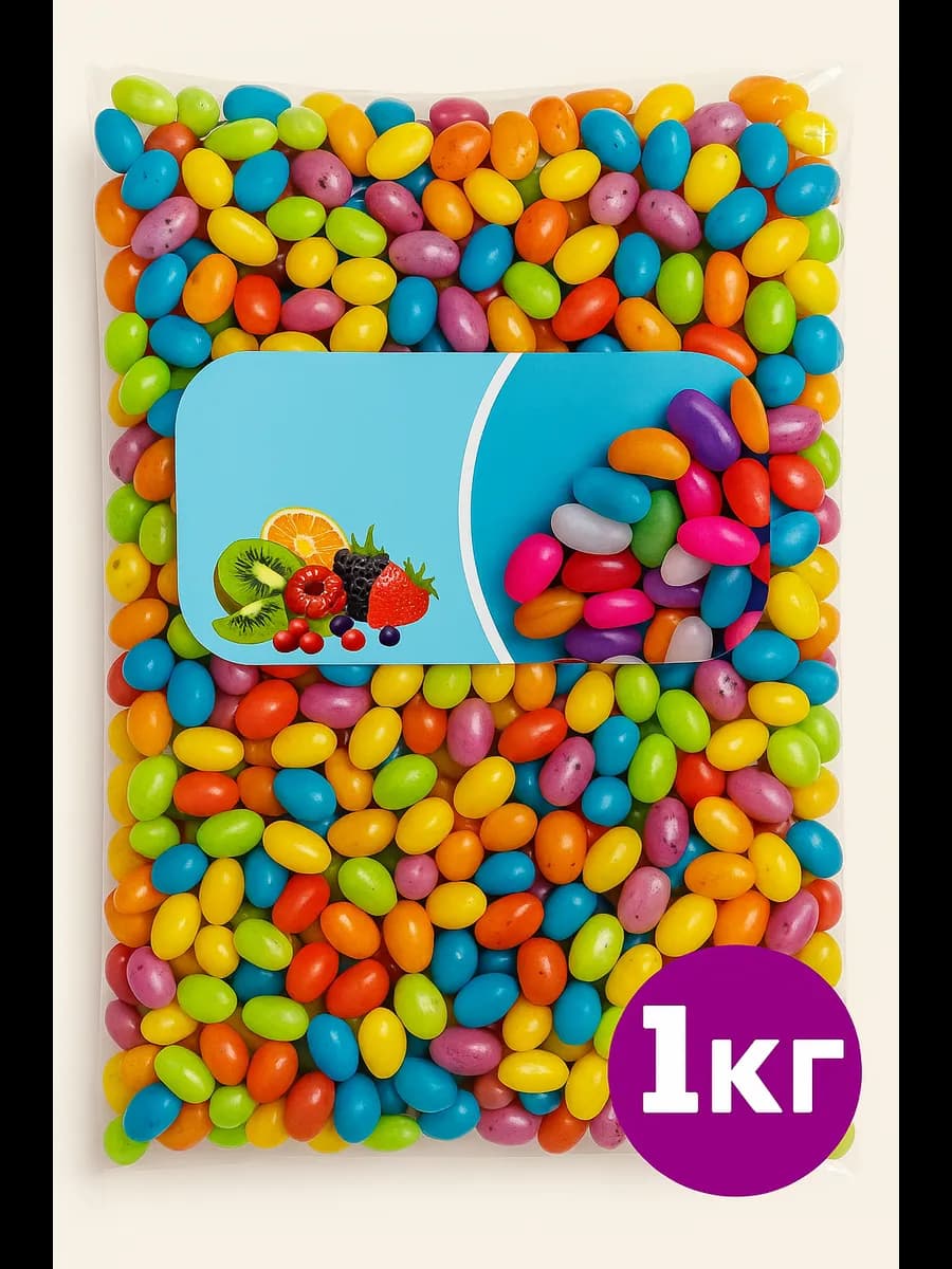 Жевательные конфеты фрутомикс 1000 гр