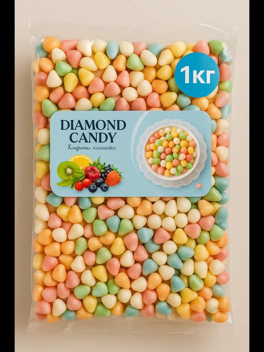 Жевательные конфеты 1 кг «Мега Зубчики»