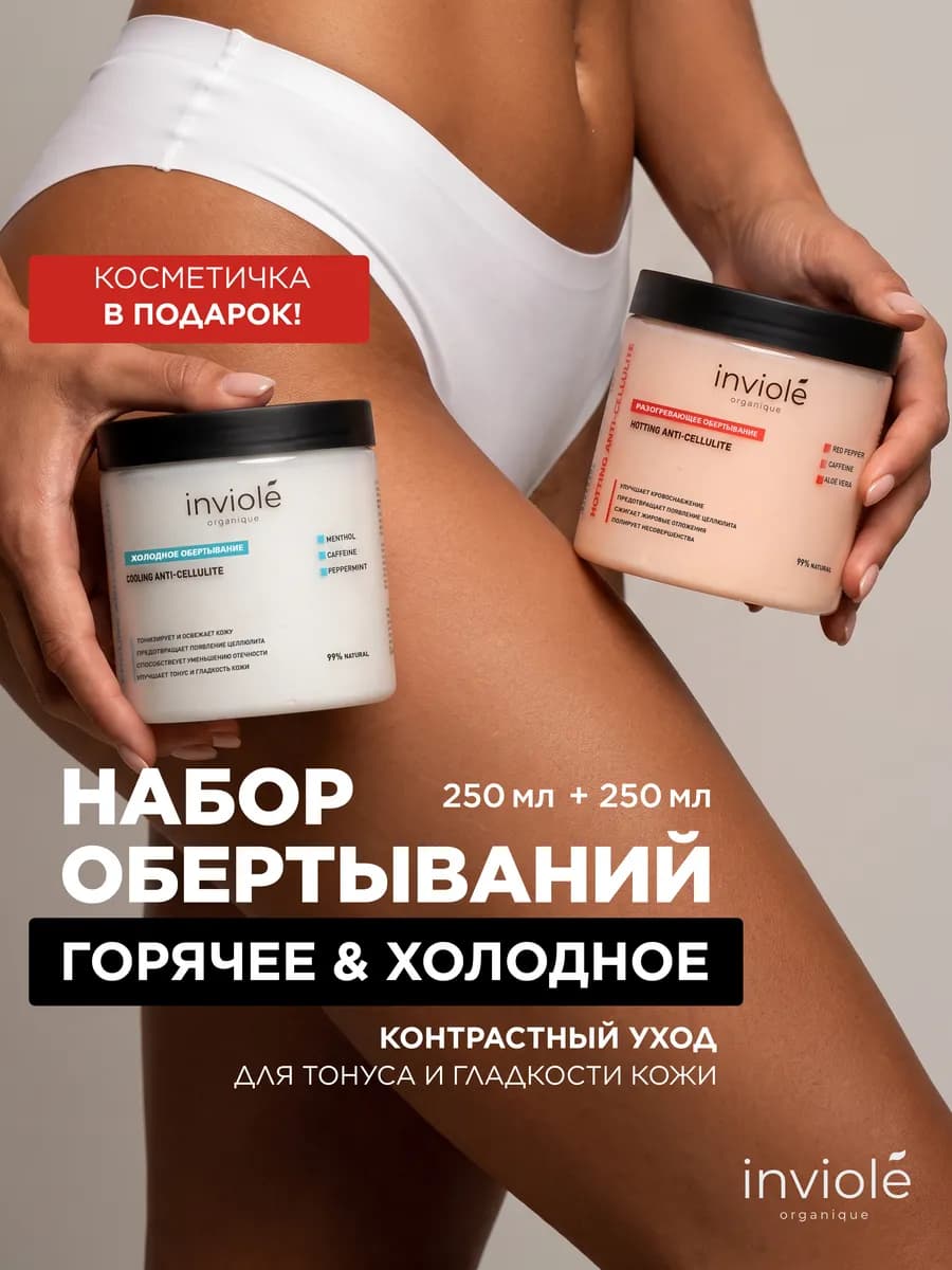 Антицеллюлитное холодное и горячее обертывание для тела