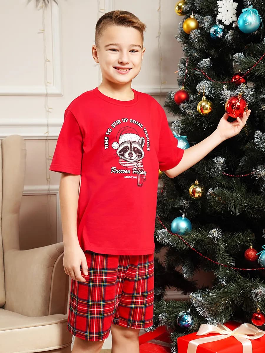 Пижама новогодняя детская