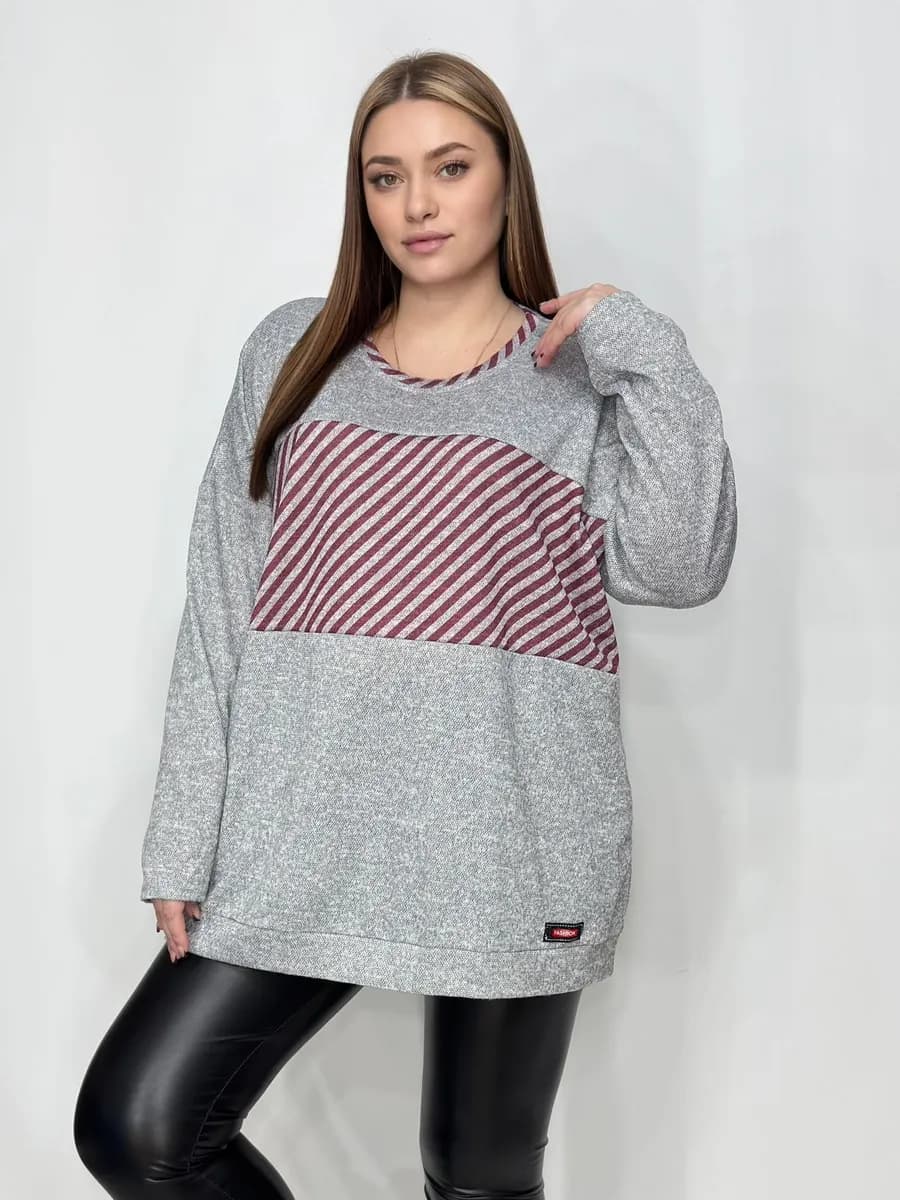 Кофта джемпер большие размеры