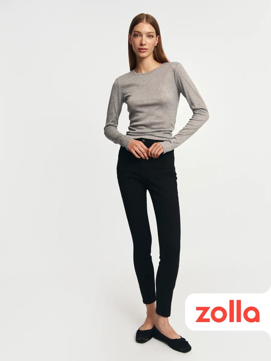 Женские джинсы Skinny с высокой посадкой