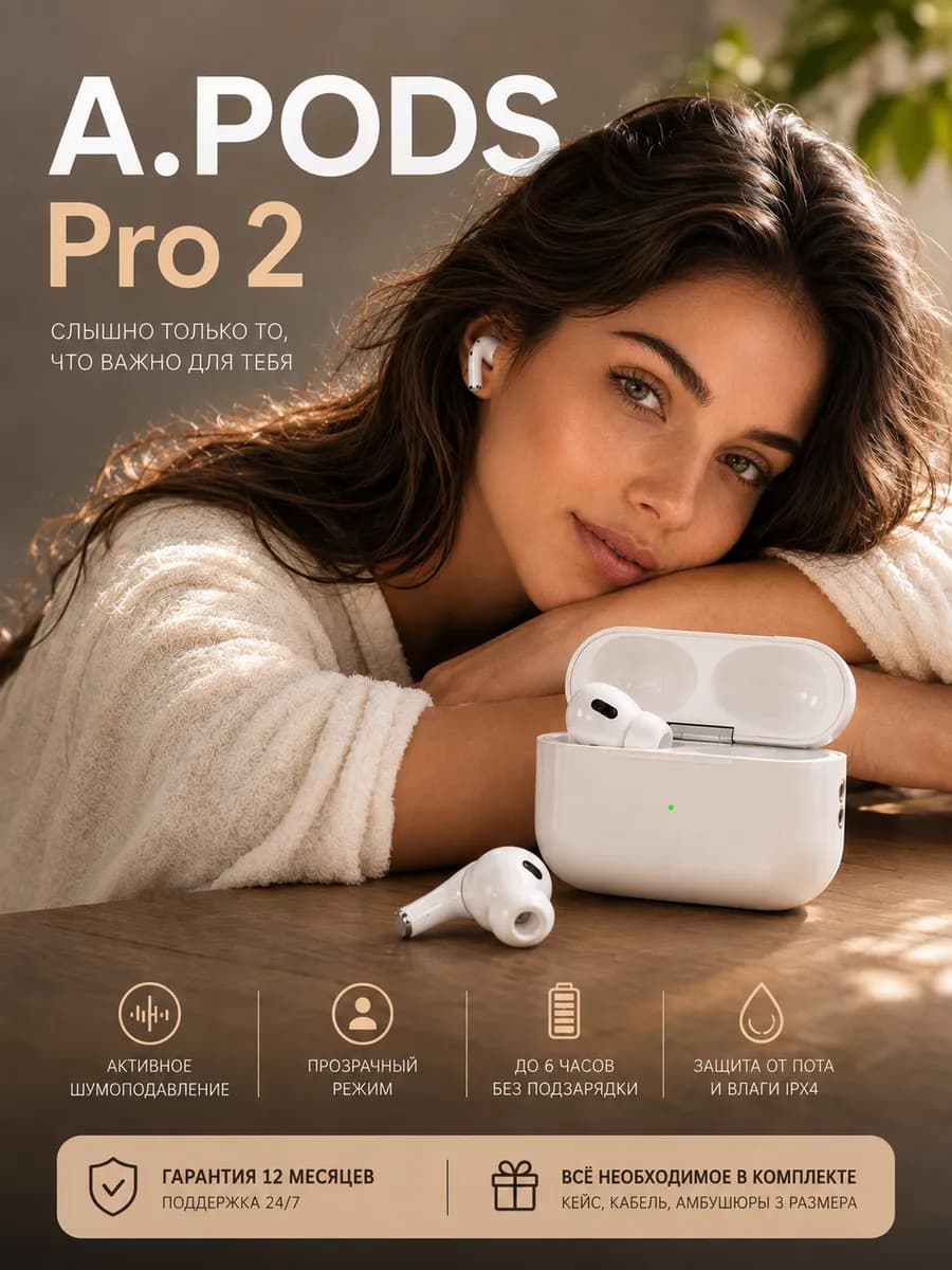 Наушники беспроводные A.Pods Pro 2