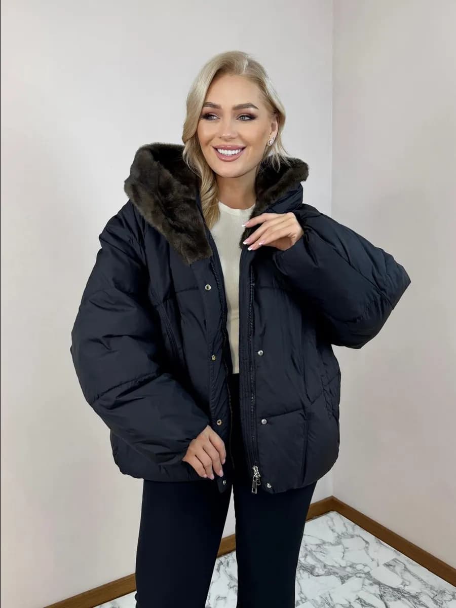 Куртка зимняя с капюшоном