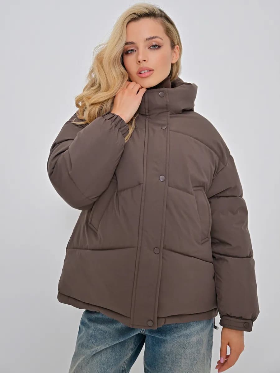 Куртка зимняя демисезонная с капюшоном