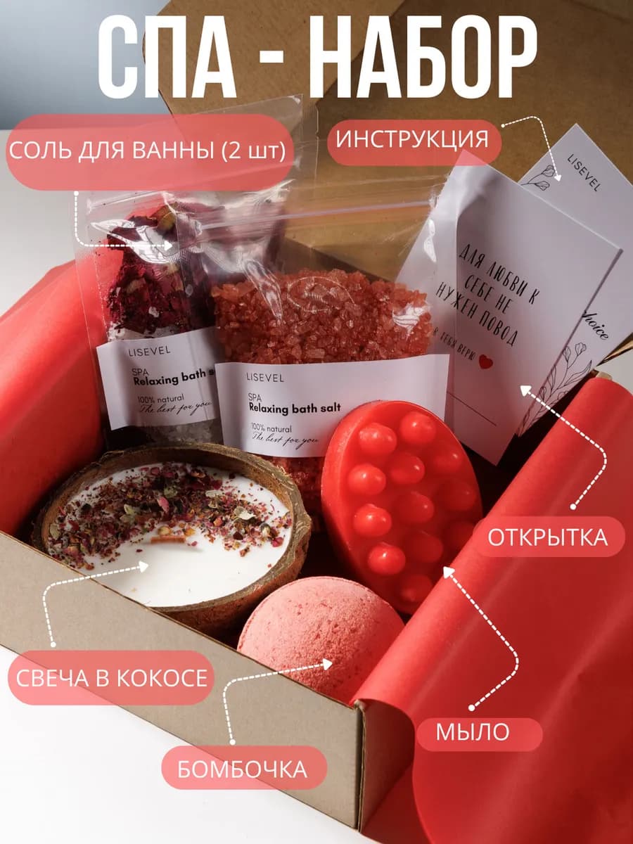 Подарочный спа-набор косметики для тела
