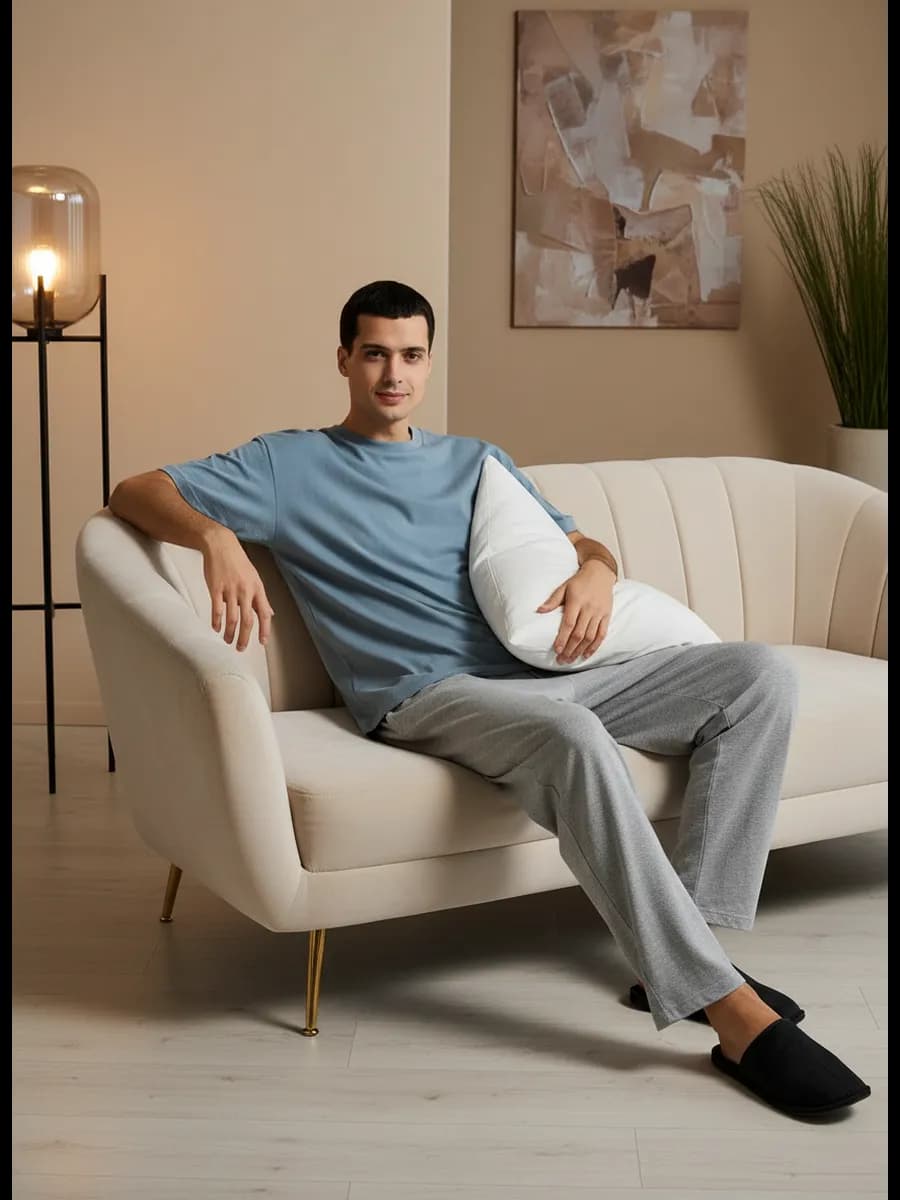 Пижама с футболкой и брюками