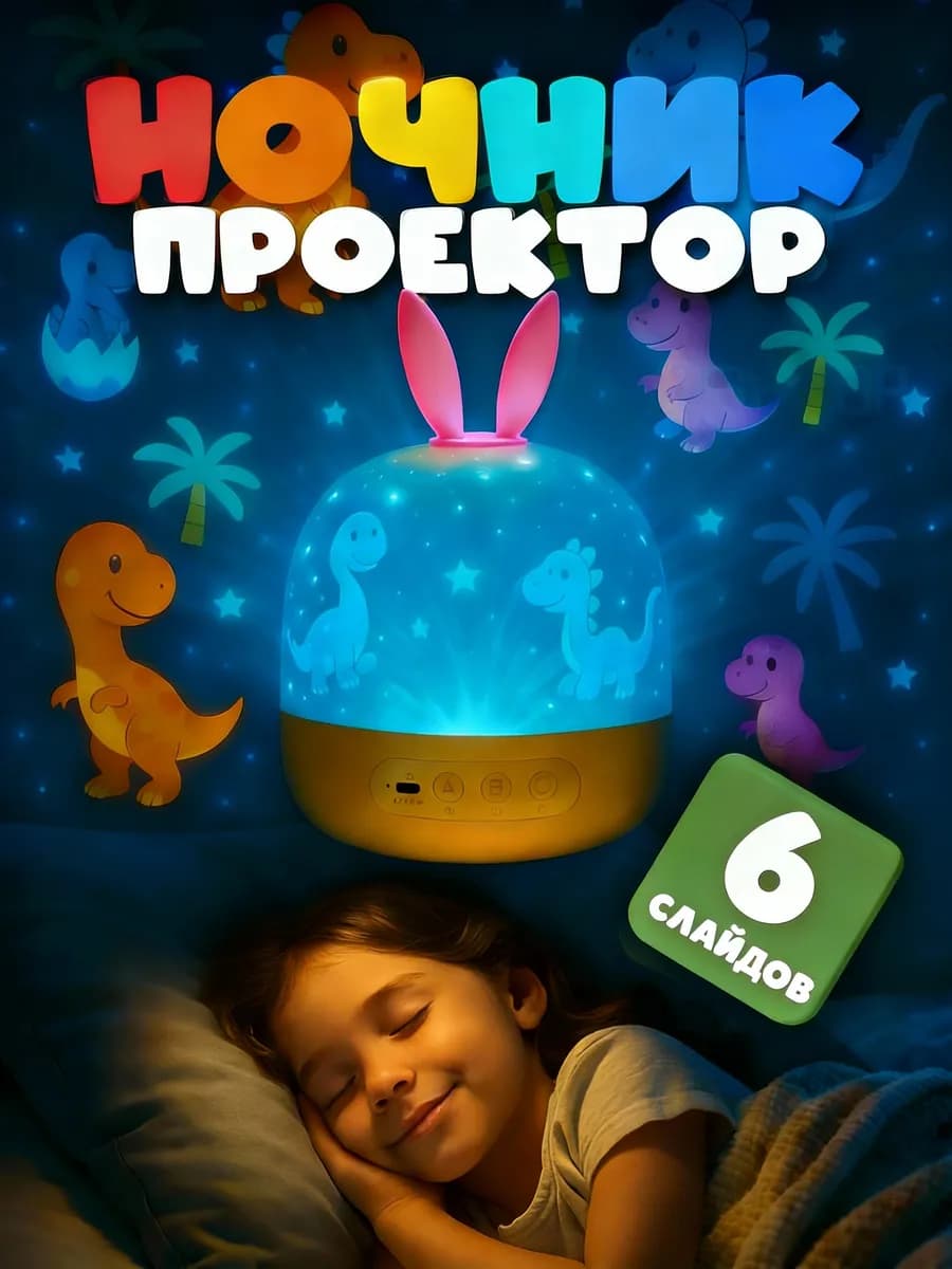 Ночник проектор детский Звездное небо