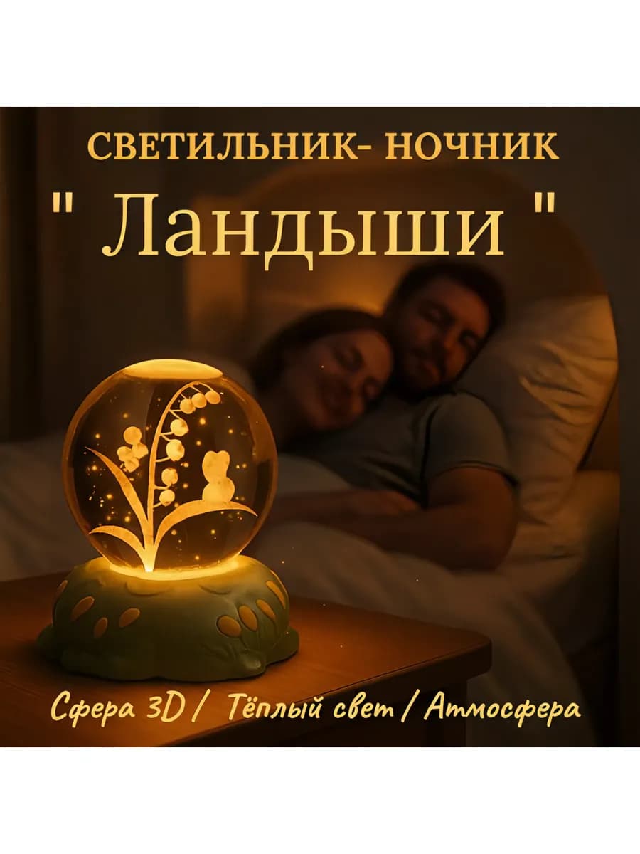 Светильник - ночник "Ландыши"