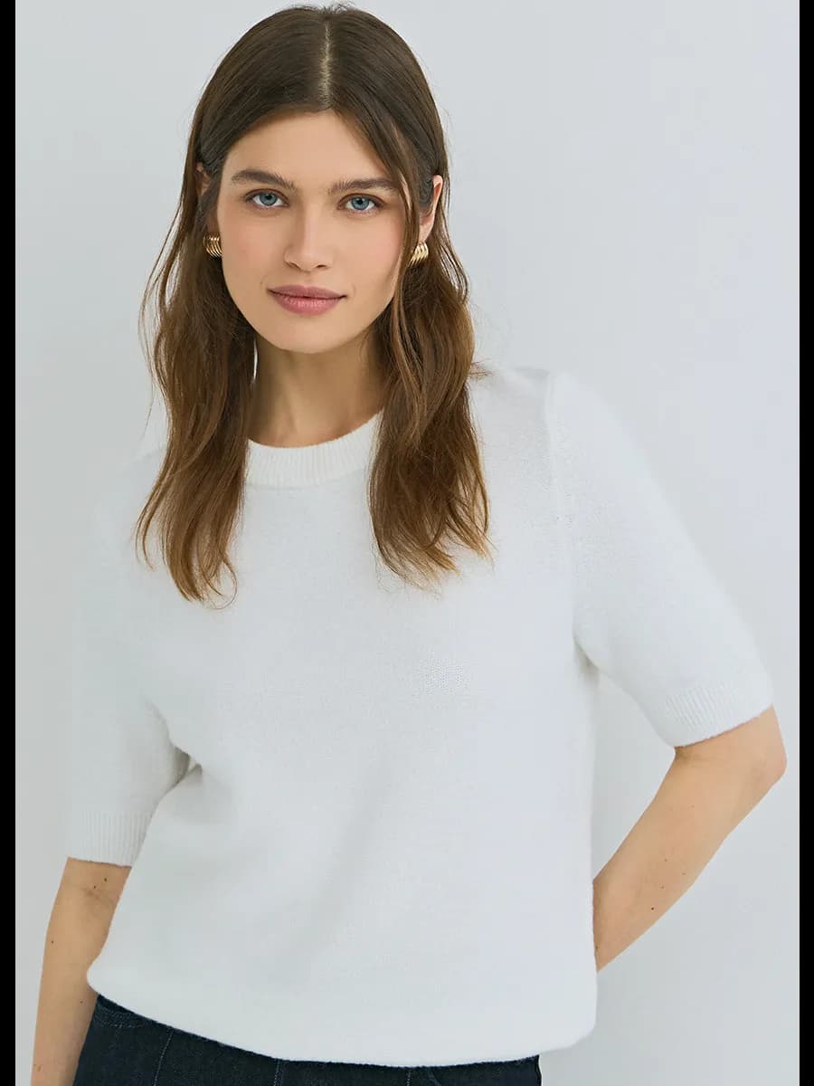 Джемпер белый