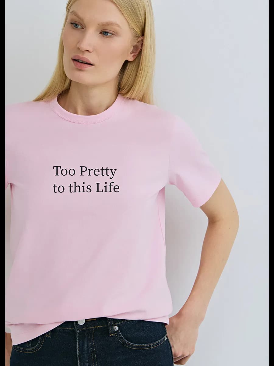 Футболка с принтом