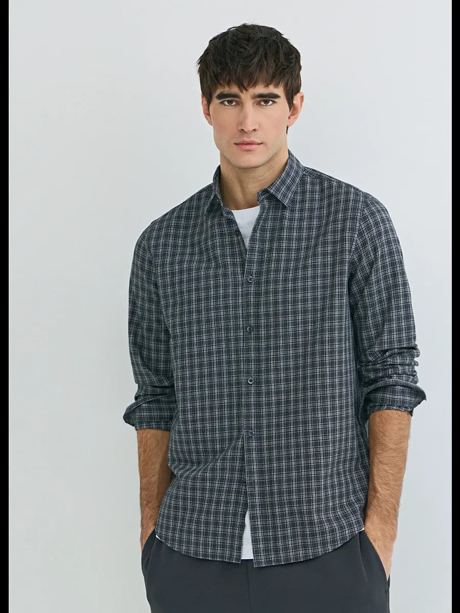 Рубашка с длинным рукавом - фото 1