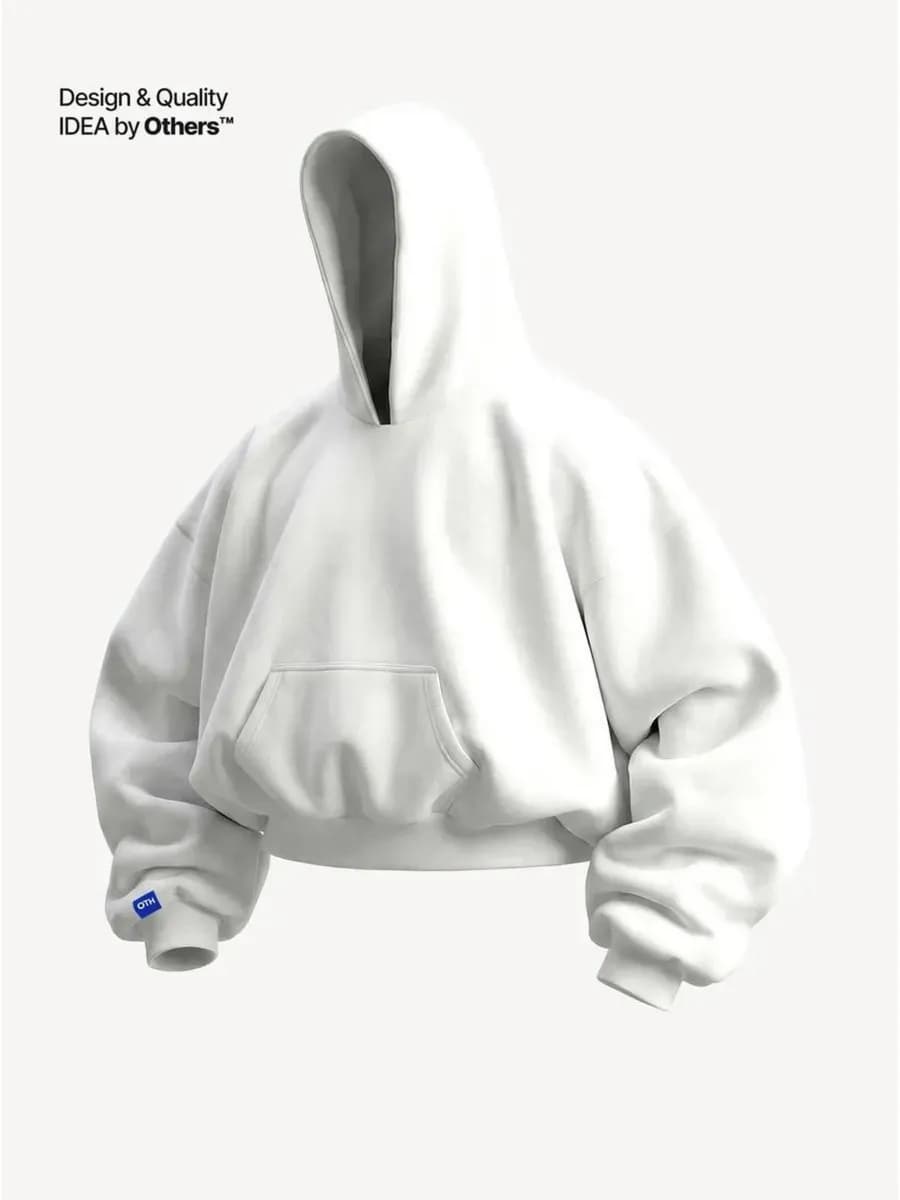 Худи оверсайз с начесом - фото 1