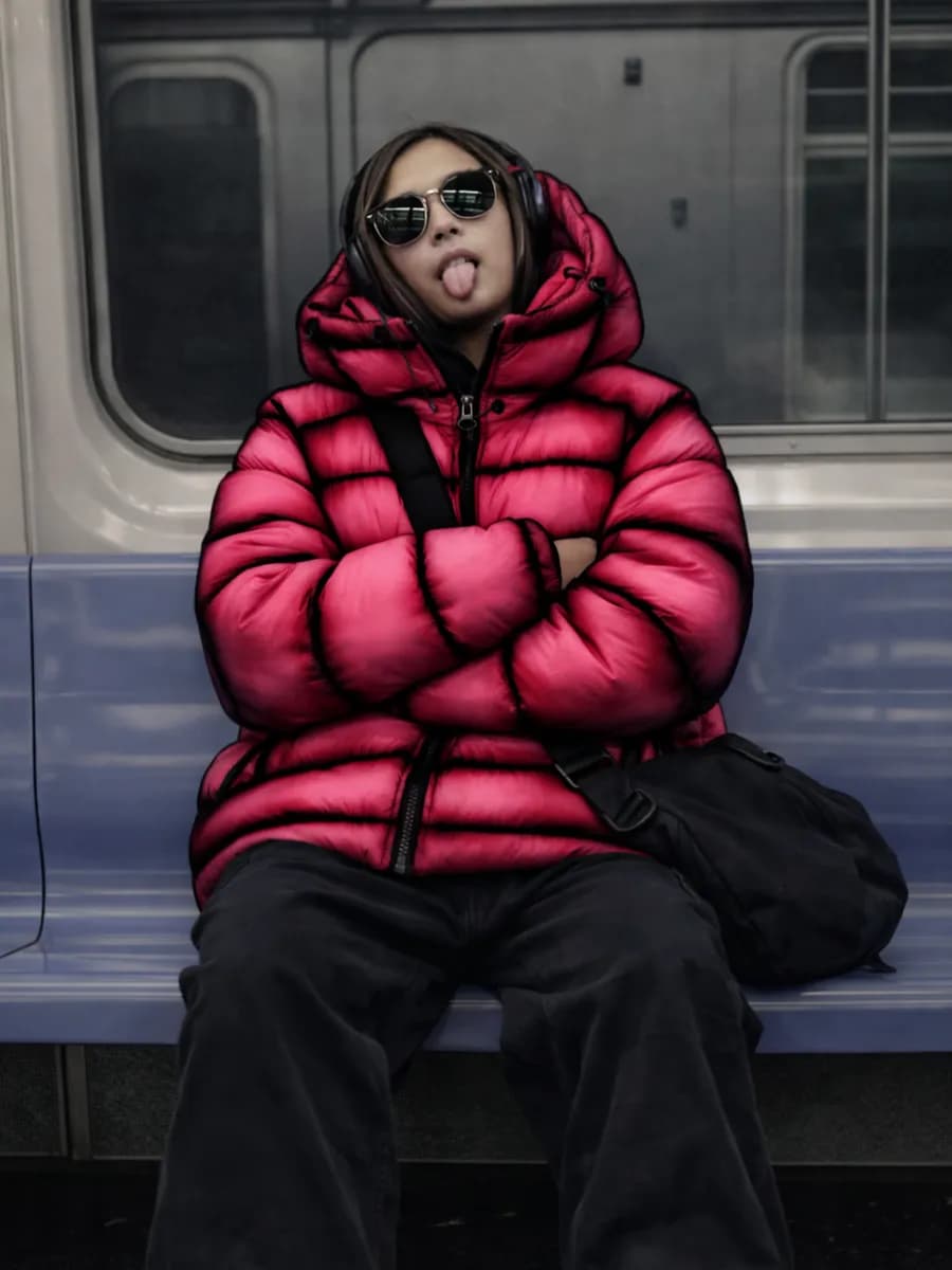 Куртка y2k градиент