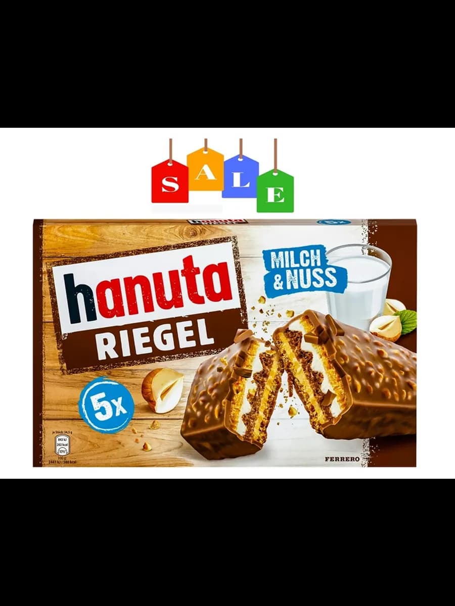 Ханута ригель Hanuta riegel 172.5г