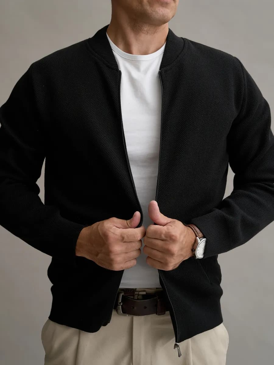 Кардиган джемпер на молнии