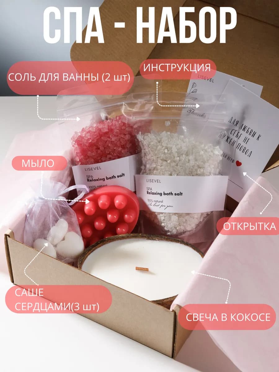 Подарочный спа-набор косметики для тела