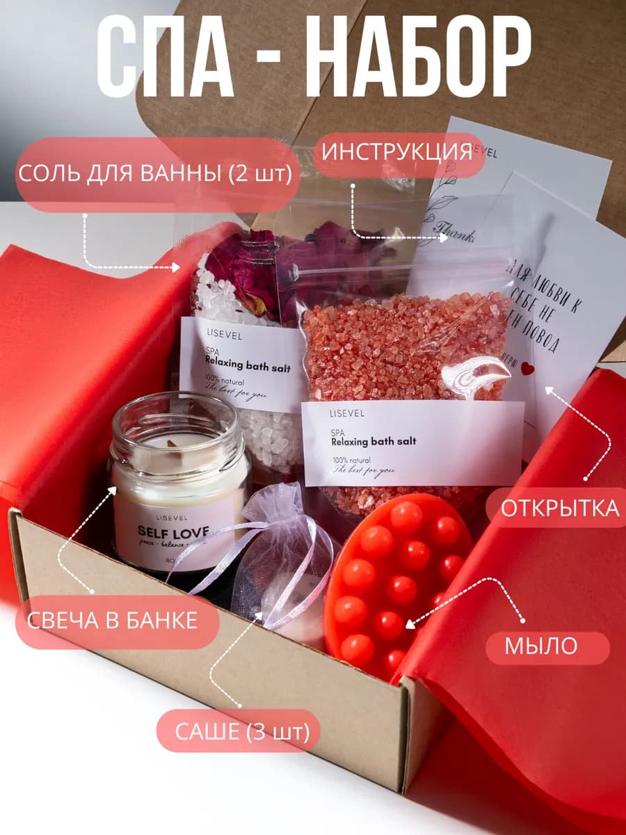 Подарочный спа-набор косметики для тела