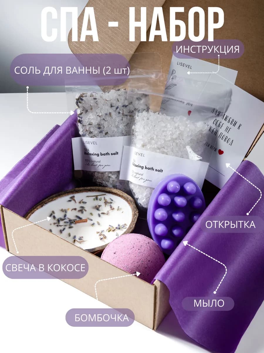 Подарочный спа-набор косметики для тела