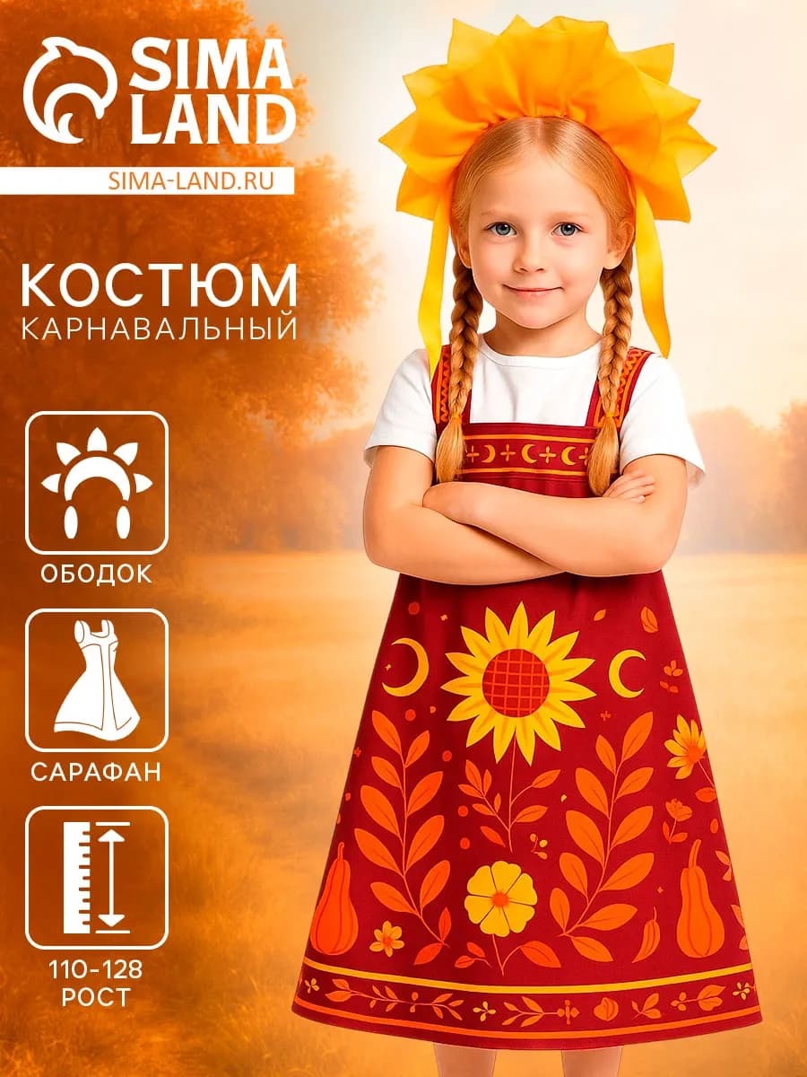 Карнавальный костюм русский народный