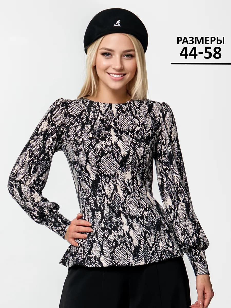 Блузка женская с баской