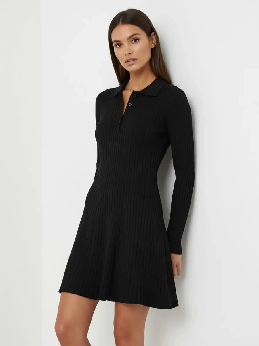 Платье трикотажное лапша