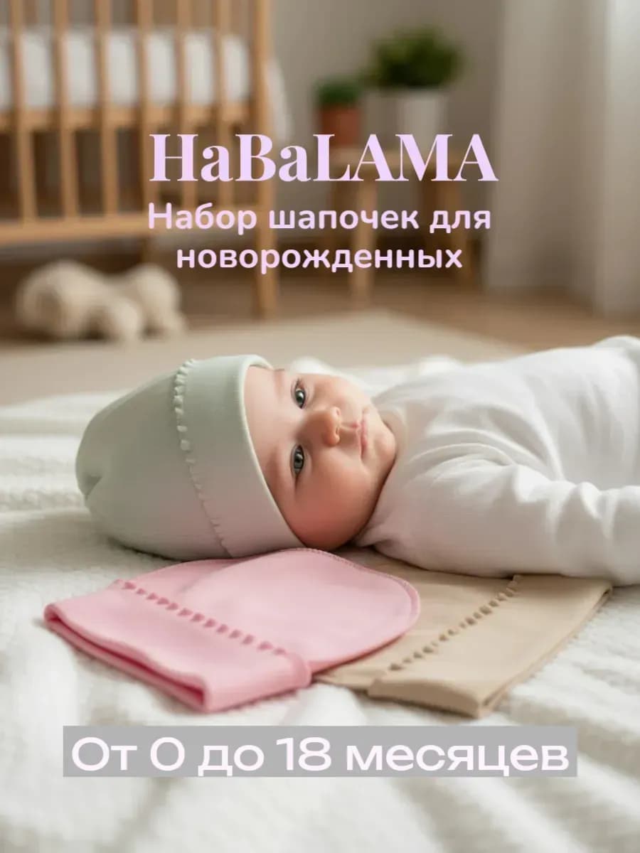 шапки для новорожденных