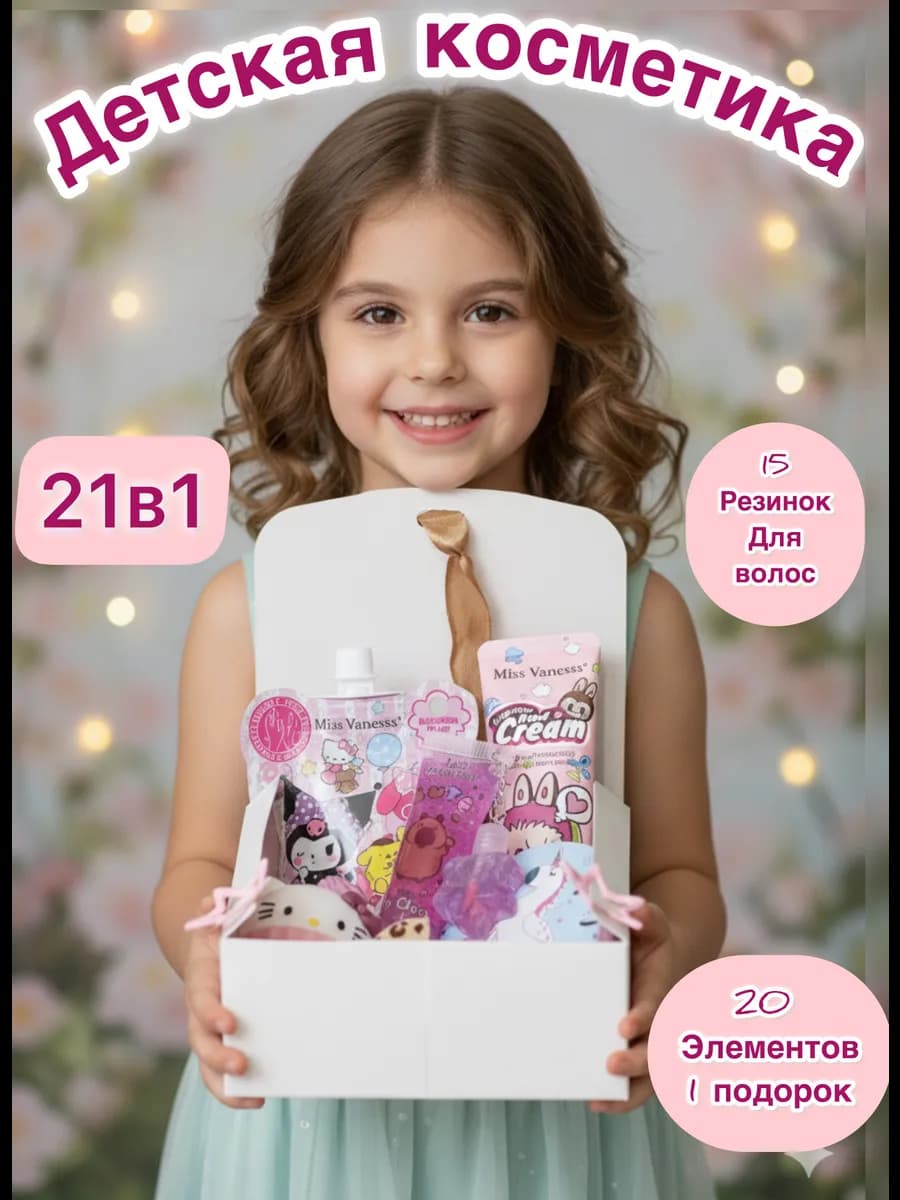 Набор детской декоративной косметики для девочек