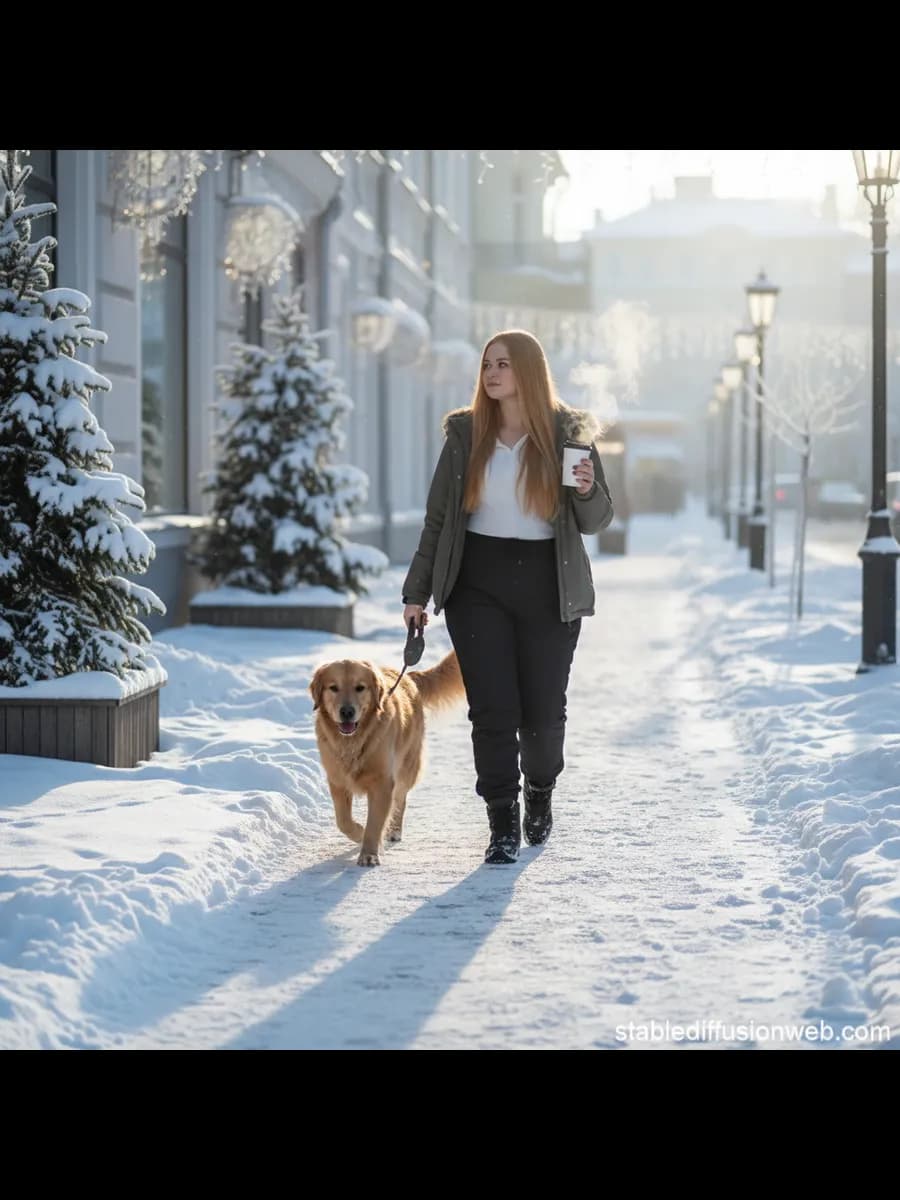 Брюки большие размеры на резинке теплые - фото 1