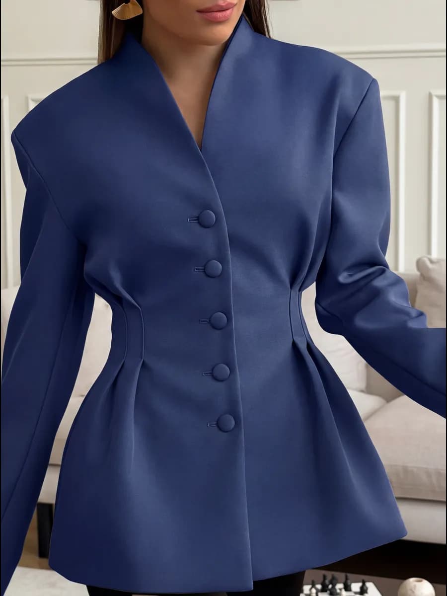 Пиджак приталенный удлиненный - фото 1