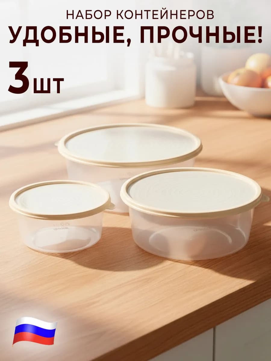 Контейнеры для еды и хранения продуктов