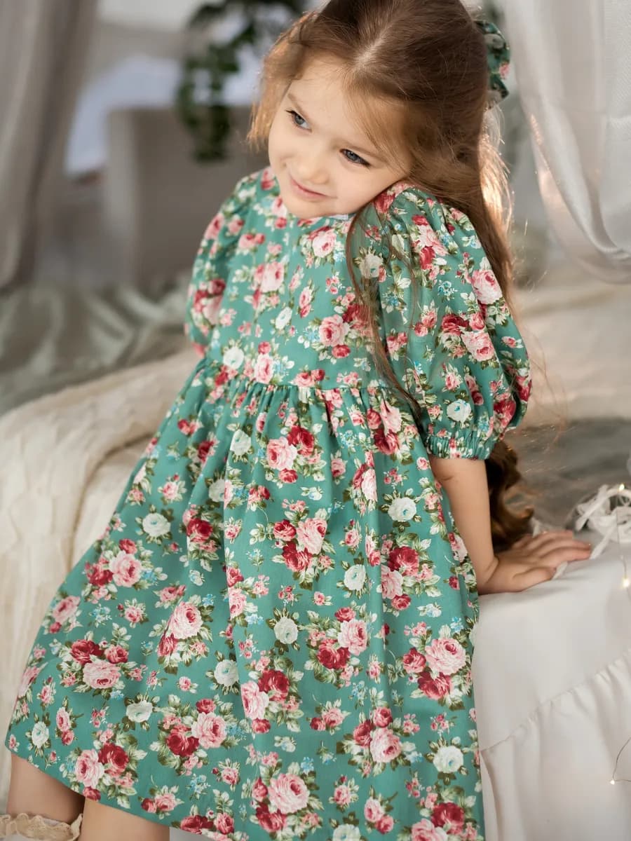 Платье нарядное, 100% хлопок