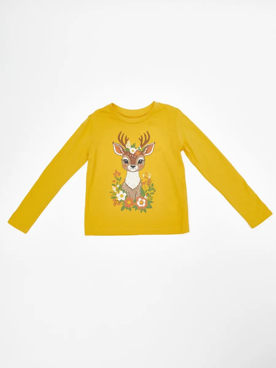 Лонгслив с принтом