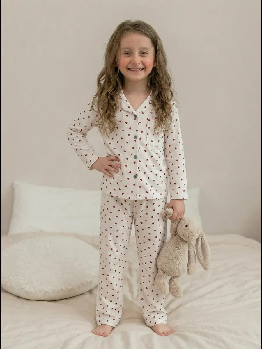 Пижама детская летняя со штанами костюм домашний