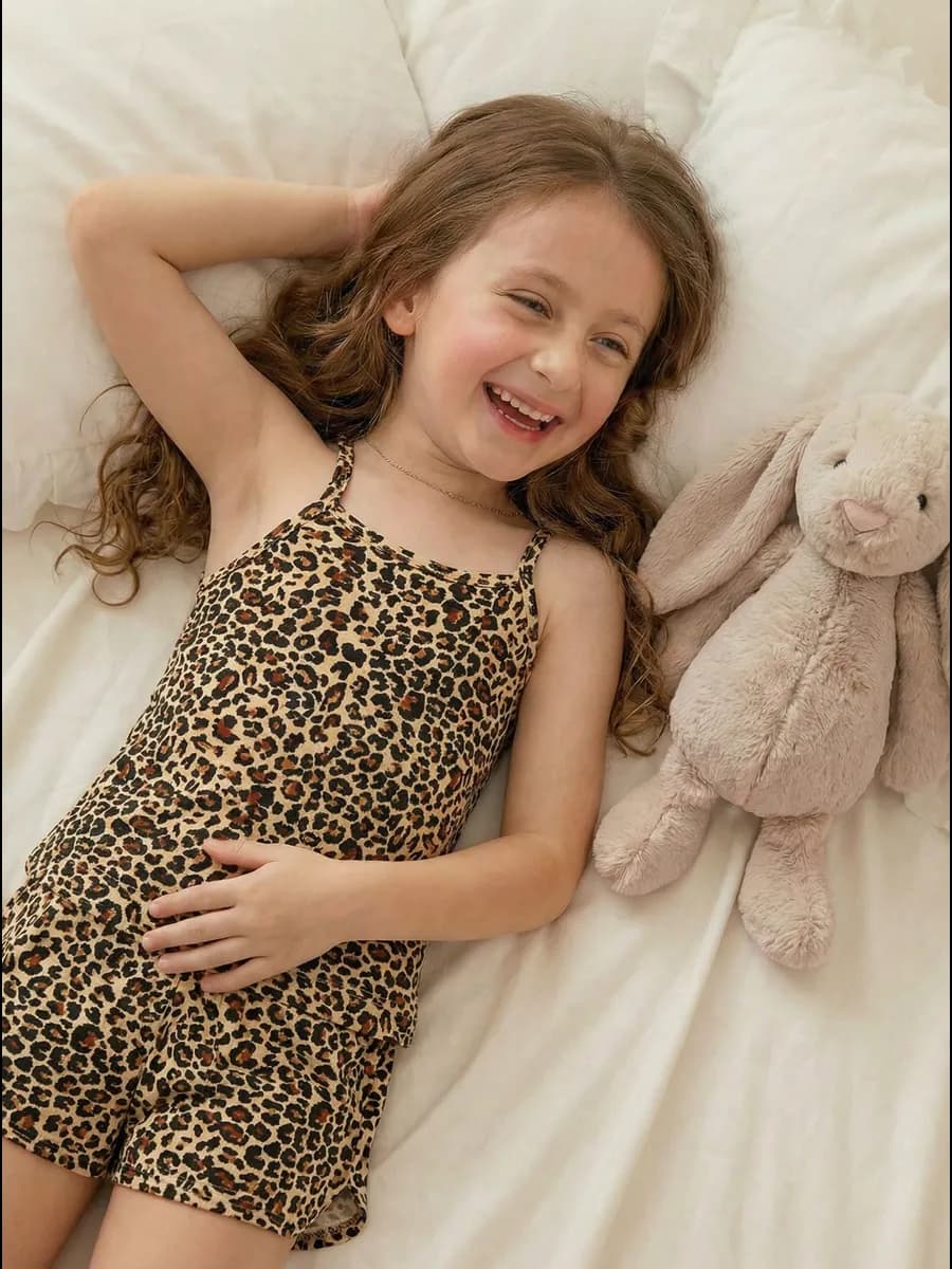 Пижама детская летняя с шортами домашний костюм