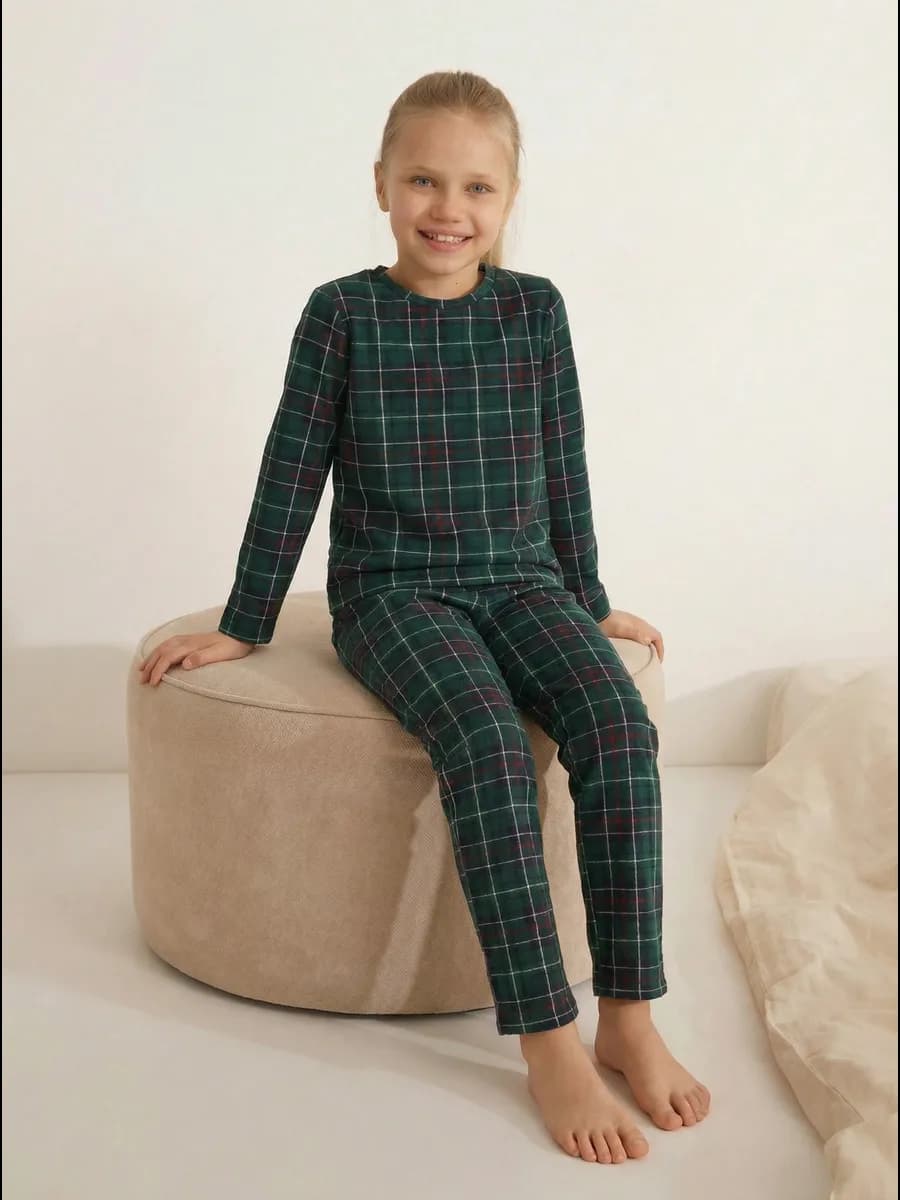 Пижама детская летняя со штанами костюм домашний