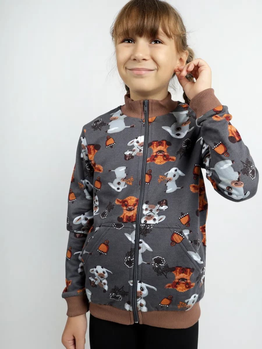 Джемпер на молнии