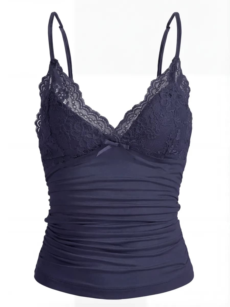 Топ с кружевом