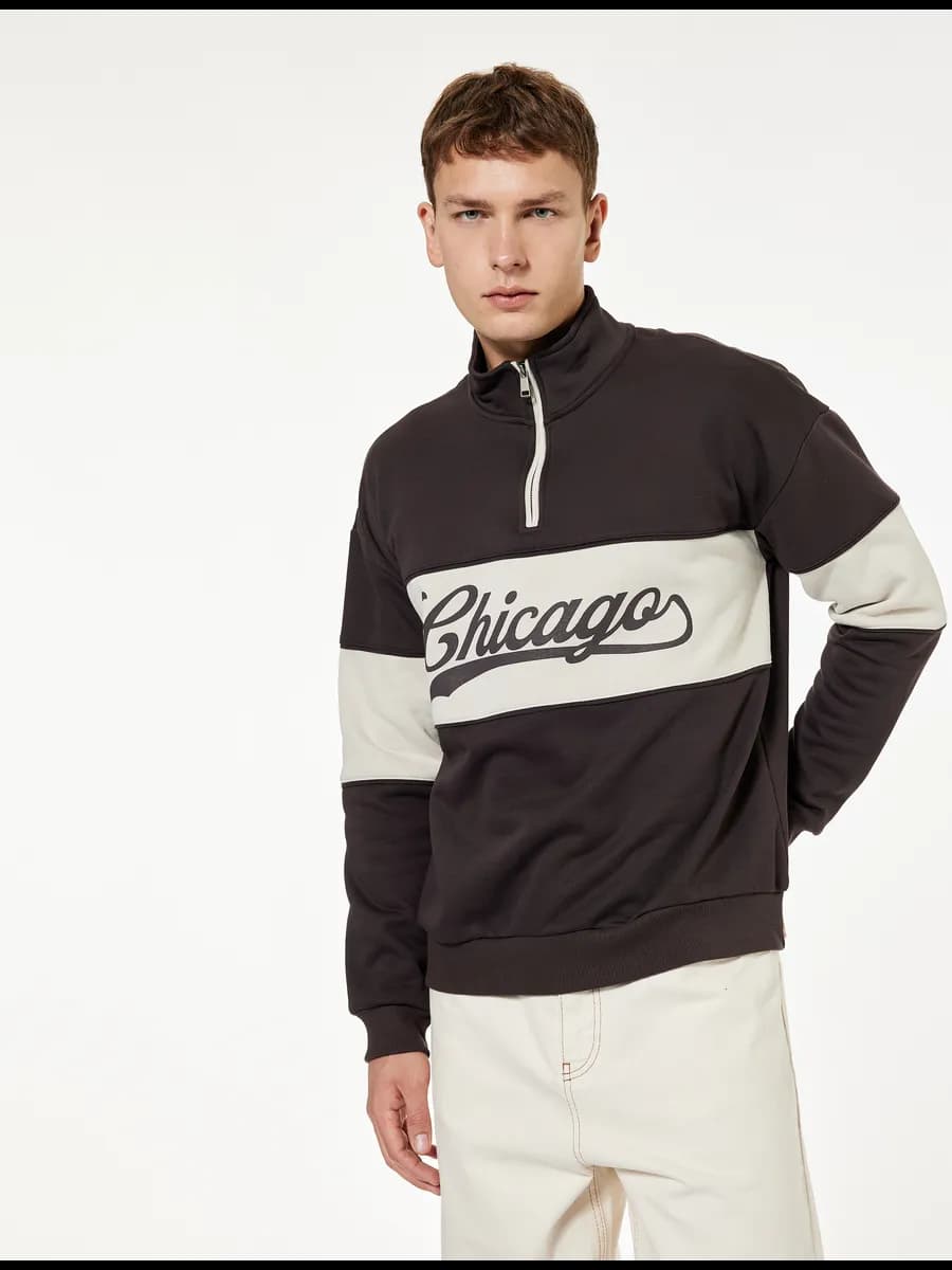 Свитшот мужской на молнии