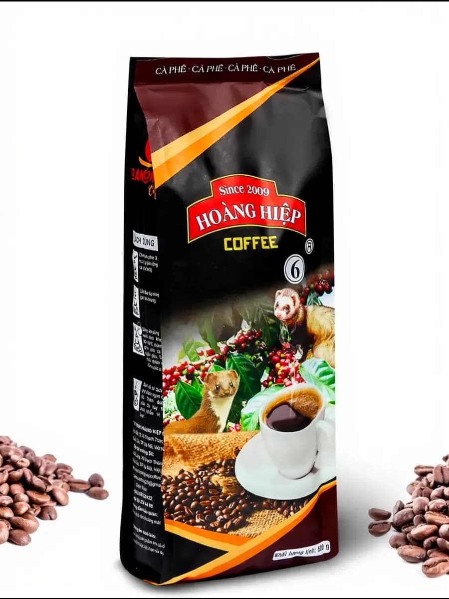 Вьетнамский ферментированный кофе в зернах лювак 500 гр