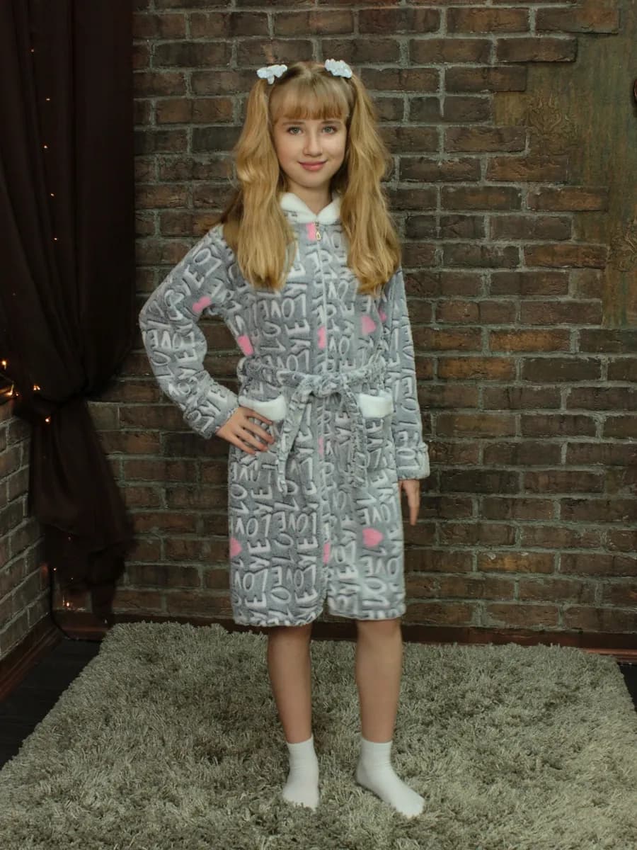 Халат банный махровый для детей