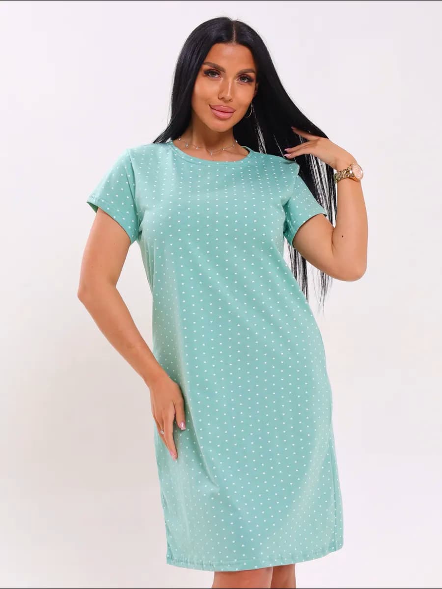 Платье для дома, туника летняя, ночная сорочка