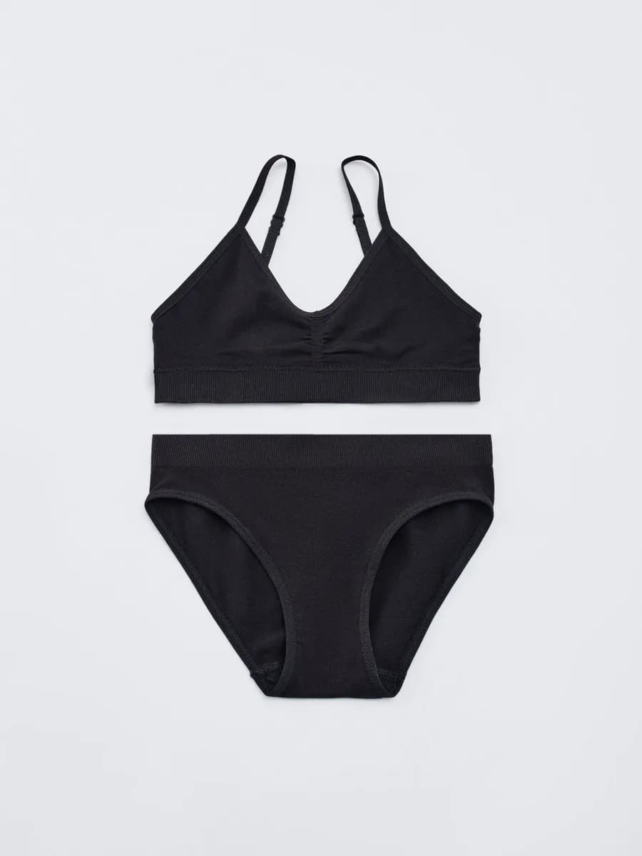 Набор из топа и трусов комплект нижнего белья - фото 1