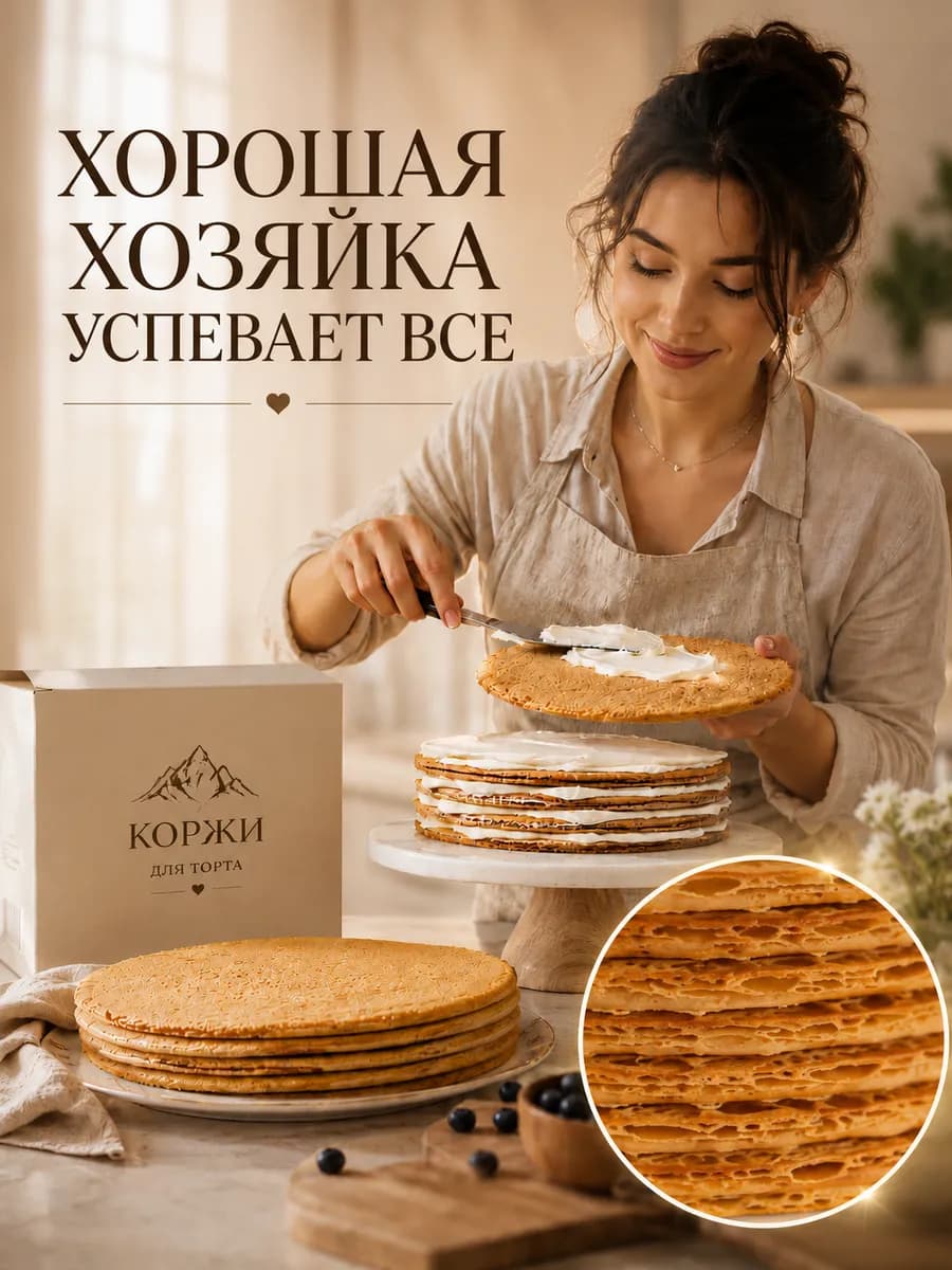 Коржи для торта